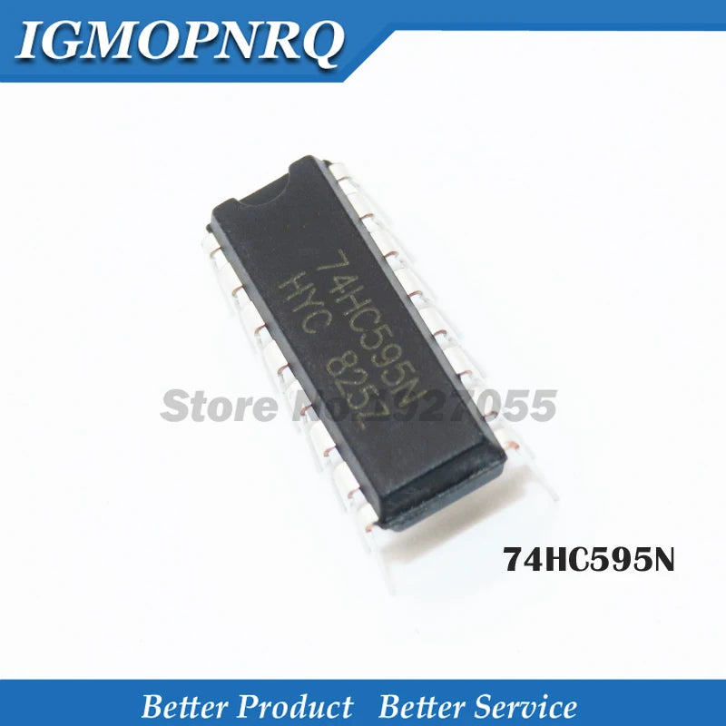 10PCS 74HC595N 74HC161N 74HC163N 74HC164 74HC165 74HC166N 74HC174N 74HC245 74HC257 74HC373N 74HC393 74HC4017 74HC4051N 74HC590AN