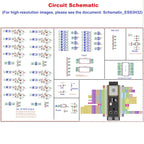 DC7-30V ESP32 Expansion Board 16CH Opto Isolated NPN Input 16CH 3A MOS PWM Output RS485 DIN Rail Optional Controller