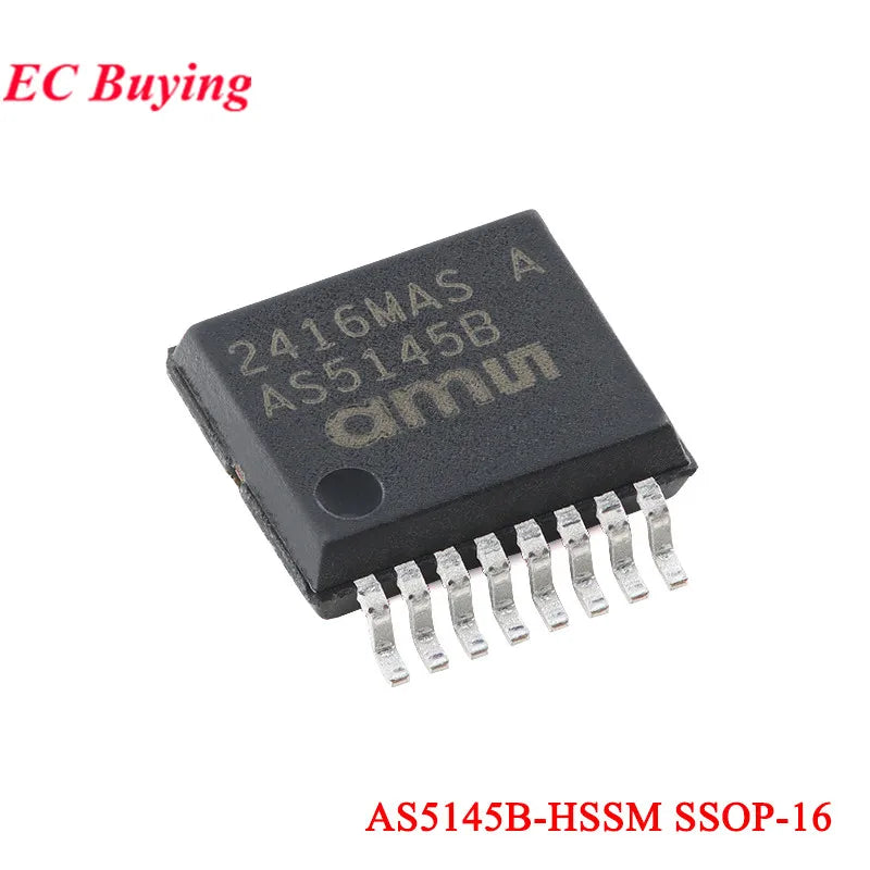 10Pcs/1pc AS5600 AS5047P AS5048A AS5040 AS5045 AS5045B AS5145B AS5047D MT9101ET Magnetic Rotary Position Sensor Encoder IC Chip