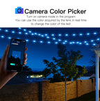 40M Led String RGB Light Smart Outdoor Festoon Party Leather Line IP65 Bluetooth Music Lamp String Fairy Lights Holiday Lighting