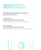 EPZ TP35 Pro Dongle Type C USB DAC Audio HiFi Decoder Portable Audio Headphone Amplifier CS43198X2 Decoder Support EQ Mic Call
