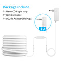 Tuya Alexa WIFI COB LED Strip Light Dimmable 280LEDs/M Neon Lights Waterproof Pure Silicone Tube for Kitchen Room Garden Decor