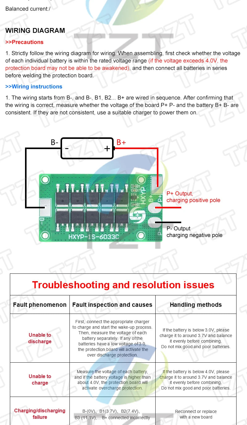 1/3PCS BMS 1S 30A 3.2V LiFePO4 / 3.7V Lithium Battery Protection Board 18650 4.2V Charging Voltage/Short Circuit