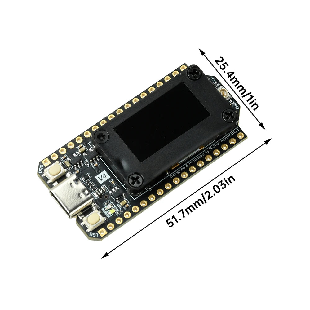 WiFi LoRa 32 V4 ESP32 Bluetooth WiFi Development Board, 0.96-inch Digital Display ESP32-S3R2 Low-Power IoT Development Board