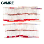 250PCS 25Values 1W Zener Diode Kit 3.0V-33V DO-41 for Voltage Regulation Electronic Projects