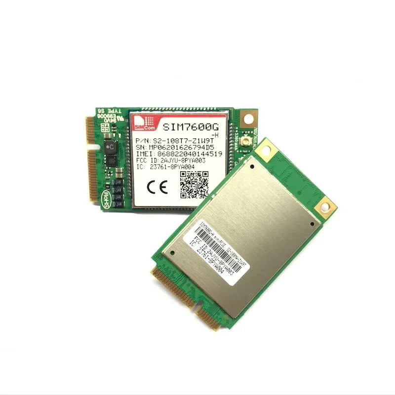 SIMCOM SIM7600 SIM7600G-H PCIE SIM7600G-H R2 MINI PCIE 4G LTE CAT4 Module Global band Support GNSS Compatible with EG25-G ﻿