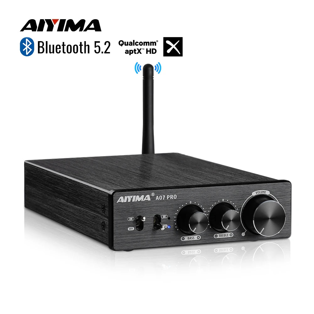 AIYIMA TPA3255 Bluetooth Power Amplifier A07 PRO Audio Amplifier 2.0 Stereo Speaker Amplifiers HiFi Amplificador Amp 300Wx2