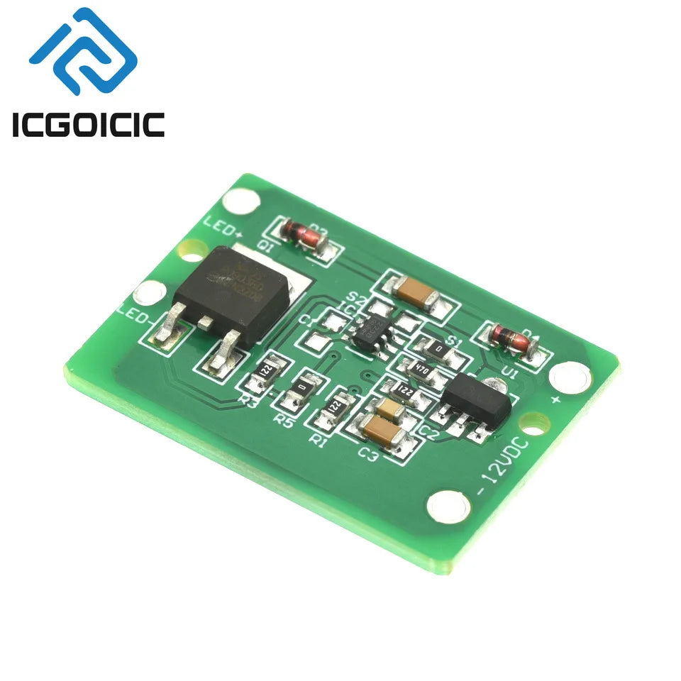 1-20PCS TTP223 Capacitive Touch Switch with 3A Relay – Toggle/Momentary Mode, DC 6-20V for LED Light Motor Pump Control