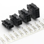 10Sets Micro MX3.0mm Double Row Female Receptacle Housing+Male Terminal 2*1p-2x2/3/4/6/12P Mini 5559-3.0/43020-T Wire Connector