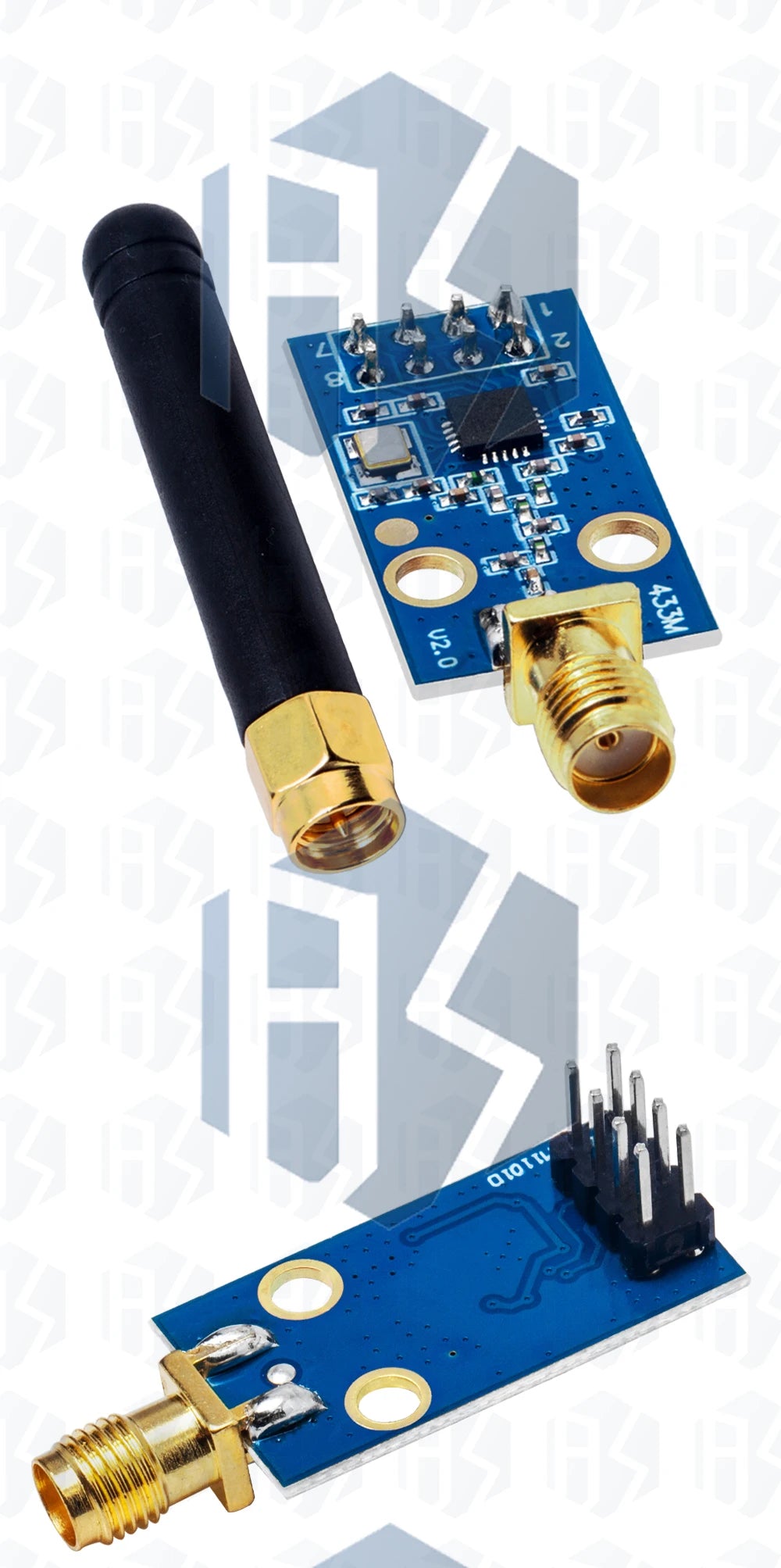 CC1101 10mW Wireless Module 433MHZ 868MHZ 300-1000M Long Distance Transmission With SMA Antenna Wireless Transceiver Module