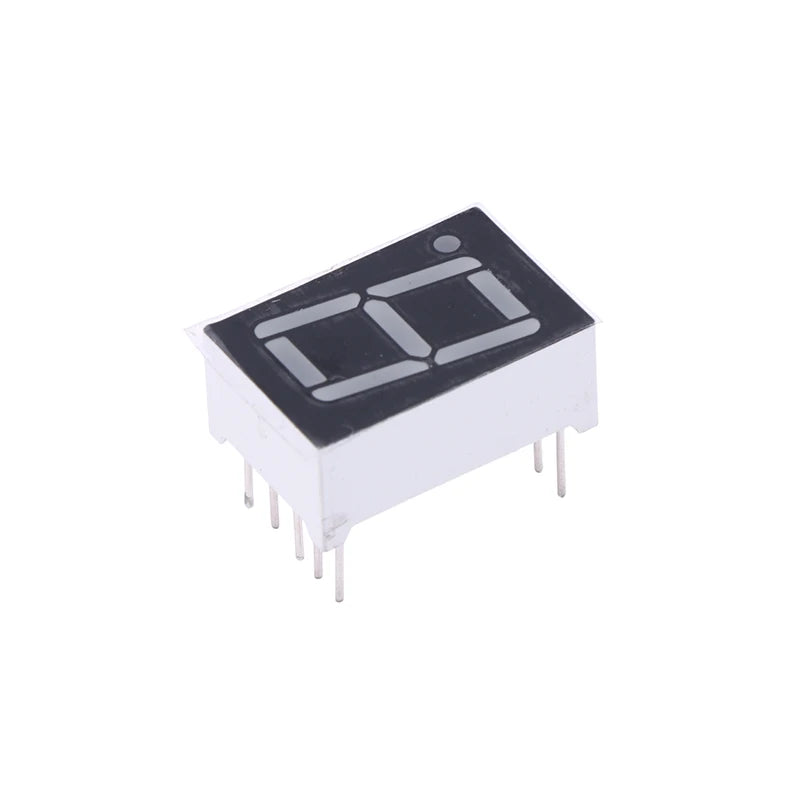 10Pcs 0.56 Inch 10Pins 1 Bit 7 Segment Red LED Digital Display Tube Common Anode Cathode 5161AS 5161BS