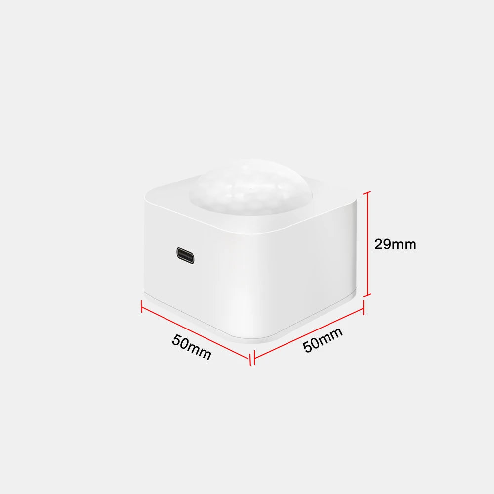 LINCUKOO WIFI Smart PIR Motion Sensor Support Tuya Smart Life Automation Lighting Home Security 3 Years Battery Magnet Install