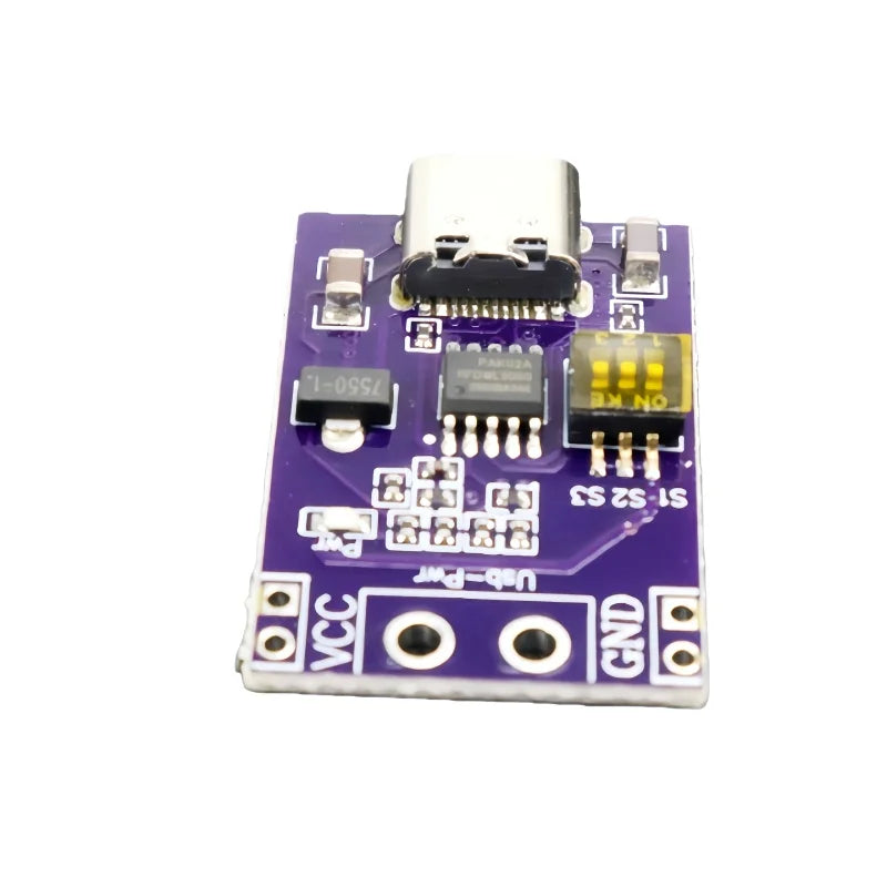 USB-C PD Trigger Board Module QC/AFC Decoy Board Fast Charge USB Type-c 5V to 20V High Speed Charger Power Delivery Boost Module