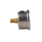 HPA M10*1 400BAR 6000PSI Air Pressure Gauge Stainless Steel Case Brass Thread Gas Manometer For Compressed Soda CO2 Air/Nitrogen