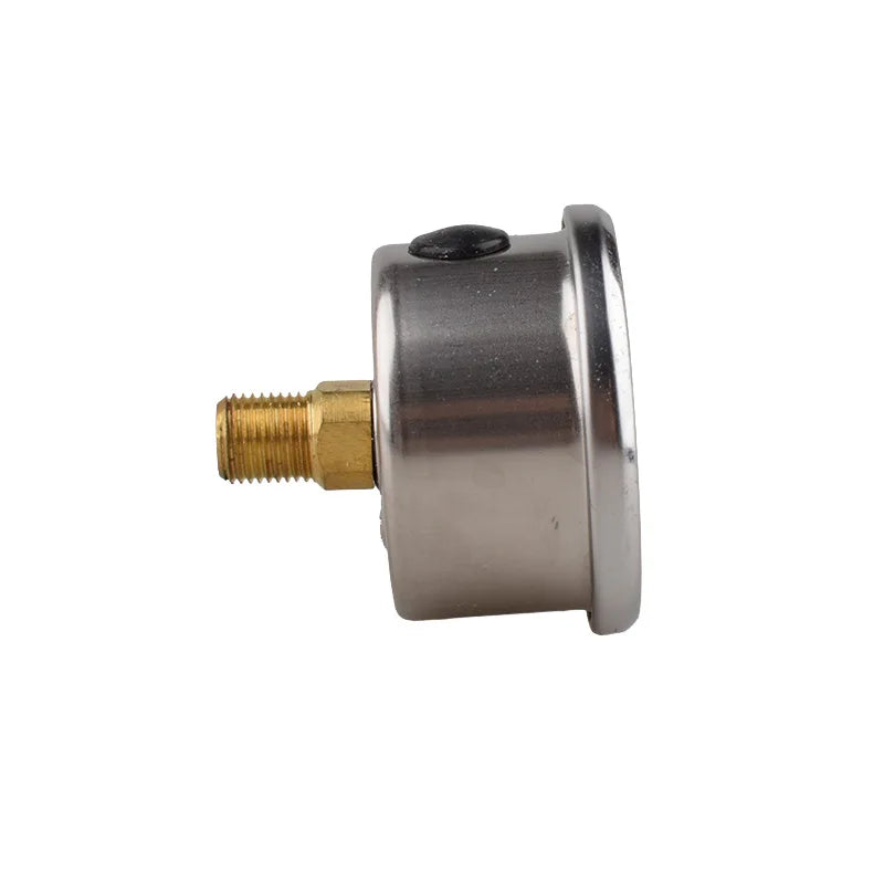 HPA M10*1 400BAR 6000PSI Air Pressure Gauge Stainless Steel Case Brass Thread Gas Manometer For Compressed Soda CO2 Air/Nitrogen