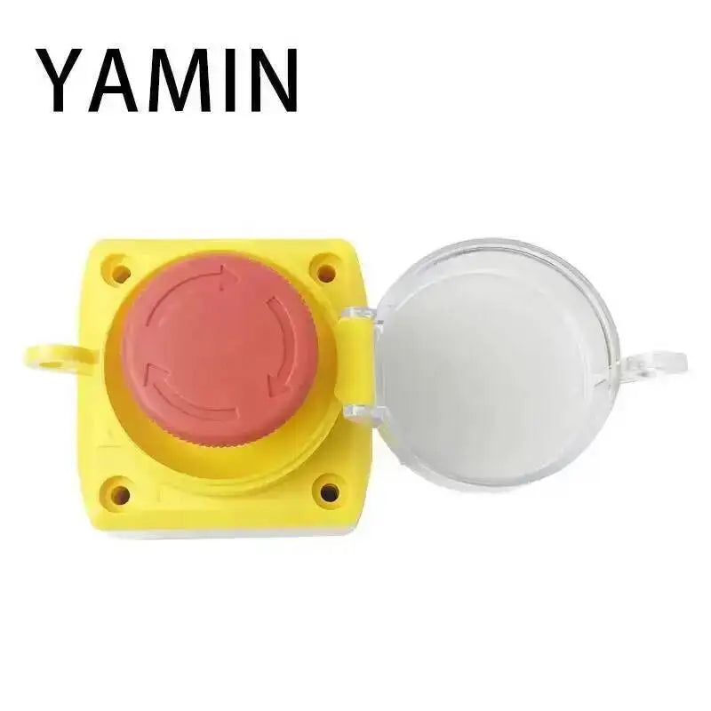 EX Emergency Stop Push Button Switch Box 1P Latching Lock Electrical Elevator Lift Rain-proof Explosion Proof 1NO 1NC LA38-11ZS