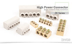 1PCS High Power Wire Connector Screw Wiring Terminal Block 1 in multiple out Cable Splicing 60A/400V 1-6mm2  80A/1000V 2.5-16mm2