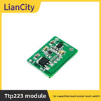 12V TTP223 Touch Control Module Capacitive Touch Switch Momentary Latching Mode For Relay Drive