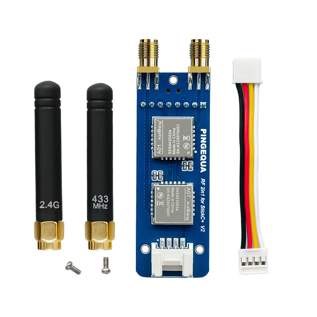 M5Stack StickC Plus2 RF 2-in-1 Module, Supports Both CC1101 and NRF24 Functionalities. Compatible with 2.4GHz and 433MHz Frequen