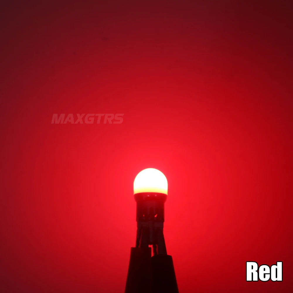 2x T10 LED W5W Car Side Interior Lights 12V Reading Bulb 3030 Chips 194 168 Auto White Red Yellow Parking Marker Dome Lamps