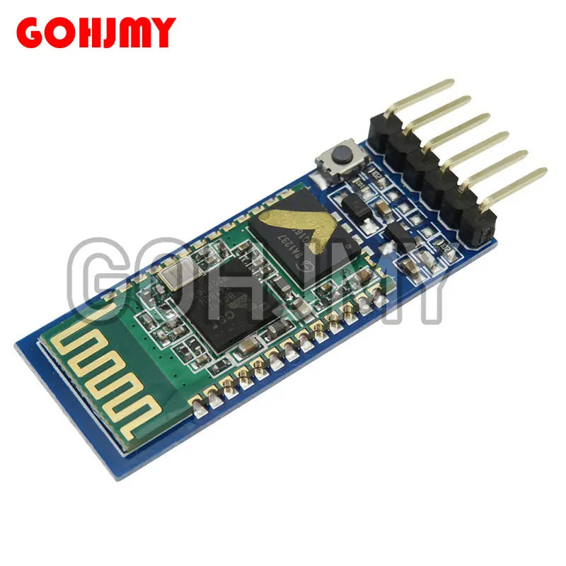 10pcs Free Shipping 10pcs/lot HC05 JY-MCU anti-reverse, integrated Bluetooth serial pass-through module, HC-05 master-slave 6pin