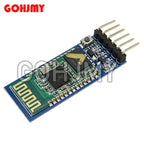 10pcs Free Shipping 10pcs/lot HC05 JY-MCU anti-reverse, integrated Bluetooth serial pass-through module, HC-05 master-slave 6pin