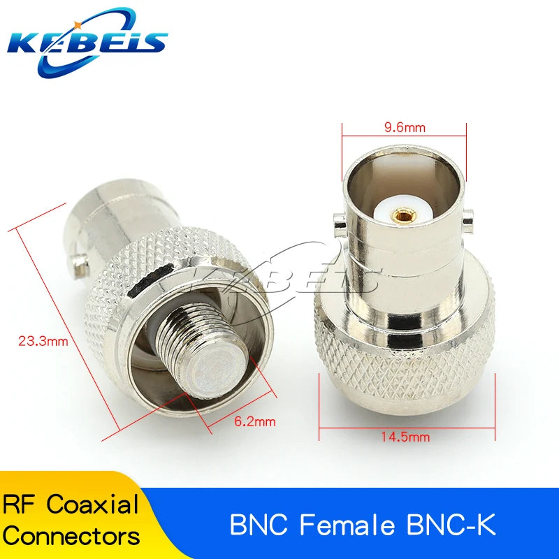 2PCS SMA Male Female to BNC Male Female Adapter SMA to BNC Connector for Wireless LAN Device, Coaxial Cable, Radio Antenna Adapt