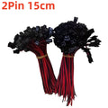 100Pairs 2pin/3pin 4pin 5pin 6Pin JST Male To Female Led Connector 15cm Wire for 2811 5050 RGB RGBW RGBCCT Led Strip Lamp Driver