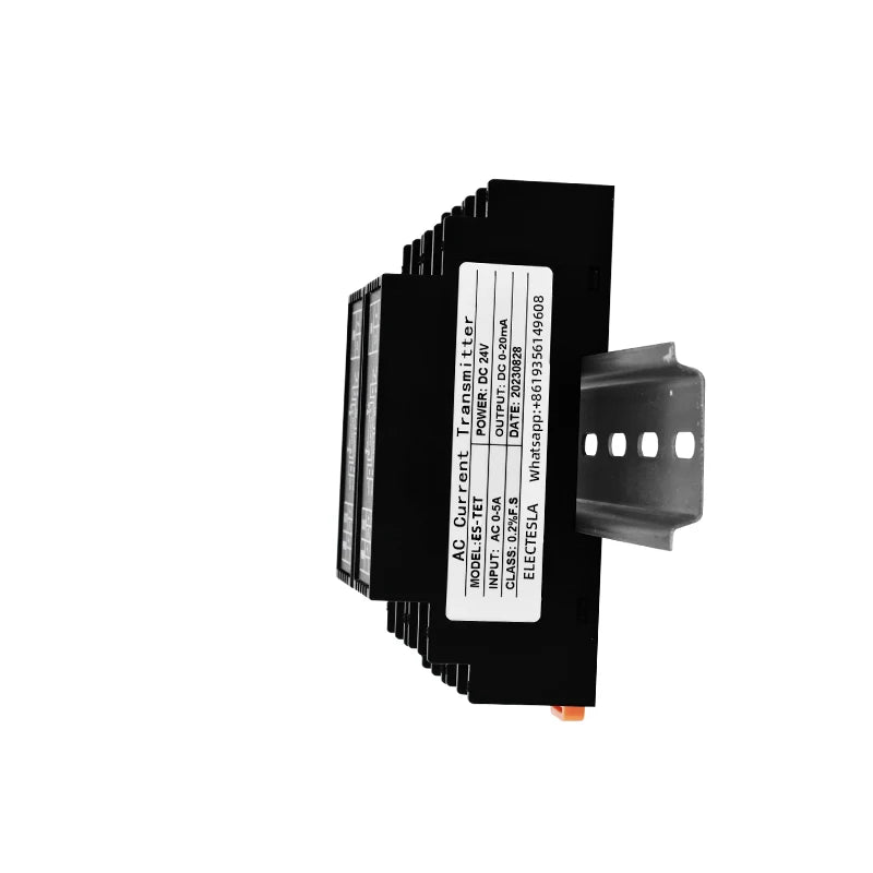 AC DC Current Voltage Transmitter AC/DC 0-10A 0-500V Input 0/4-20mA 0-5/10V Output DC24V Power Supply Current Sensor Transducer