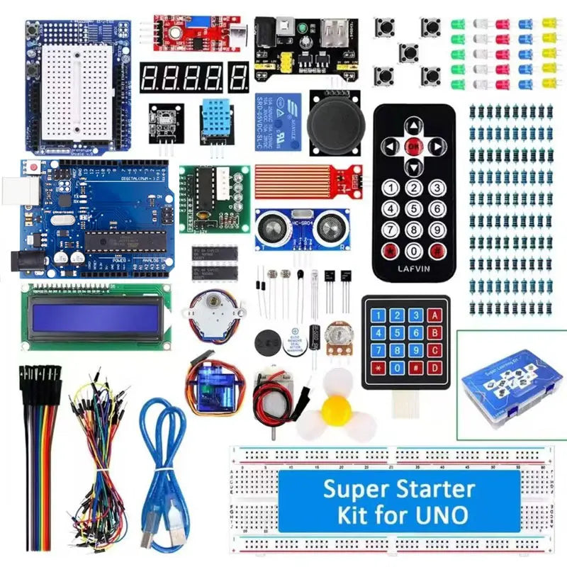ArduinoR3 Project Most Complete Starter Kit with Tutorial Compatible with  IDE DIY Electronic  Motherboard Robot  Kit breadboard