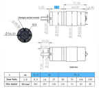 12V24VDC Low Speed Long Life Super Powerful Torque 42mm Planetary Gearbox Gears 775 Motor Planet Deceleration Brushed Gearmotor