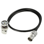RG58 Cable BNC To BNC Male Female Q9 Plug Jack L TYPE Connector Copper Extension RF Brass Coaxial Wire Coax Jumper Pigtail Cable