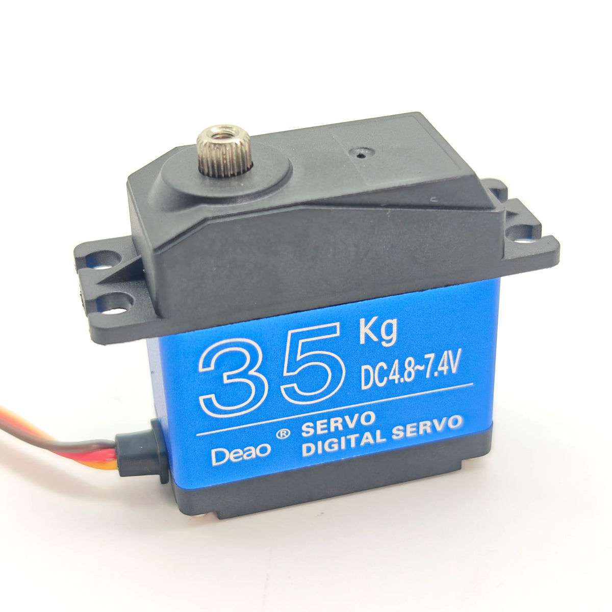 Waterproof 20KG 25KG 30KG 35KG Servo 180 Degree 270 Degree Large Torque Digital Servo Metal Gears 25T Servo Arm For RC Car Truck