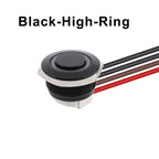 1 pc 16mm Ultra Short Metal Push Button Switch With Wire Momentary Reset With LED Light Flat/High Head 3V5V6V 12V24V Jog Switch