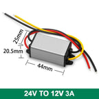 DC DC 24V To 12V 1A 2A 3A 4A 5A 10ADC-DC Converter Step Down 24V To 12V Voltage Regulator Buck Model Converter Waterproof Module