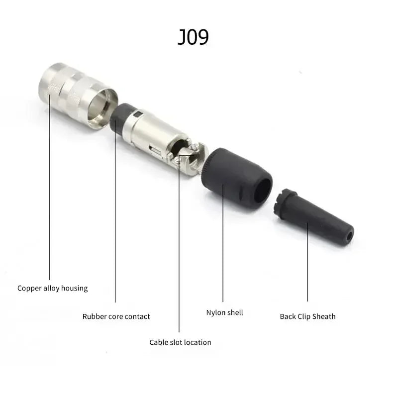 M16 Aviation Connector IP67 Waterproof Circular Plug Socket 3Pin 4Pin 5Pin 6Pin 7Pin 8Pin 12Pin 14Pin Male Female C091 J09 Metal