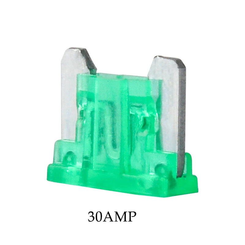 100/50/10pcs Micro Car Fuses Automotive Blade Type Mini Fuse Assortment Blade Fuse Set 2A 3A 5A 7.5A 10A 15A 20A 25A 30A 35A 40A