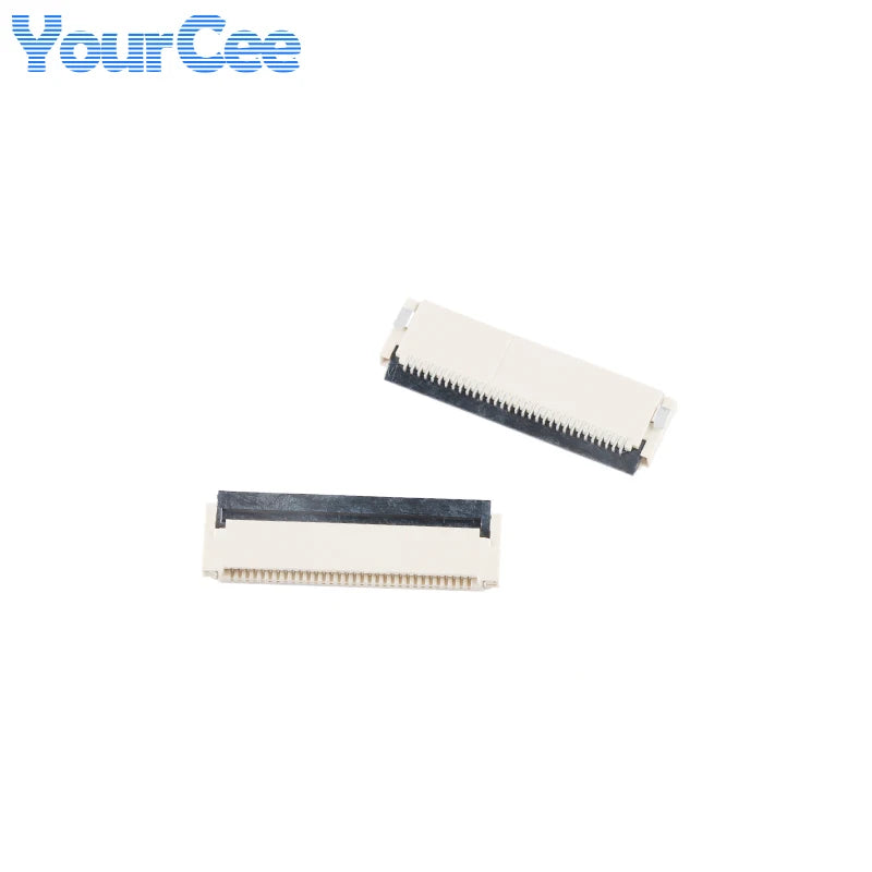 10PCS FFC/FPC Connector Flat Cable Socket 0.5MM Adapter 4/6/8/10/12/14/16-30/32/40/50/60 Pin Back Flip Front Insert Horizt