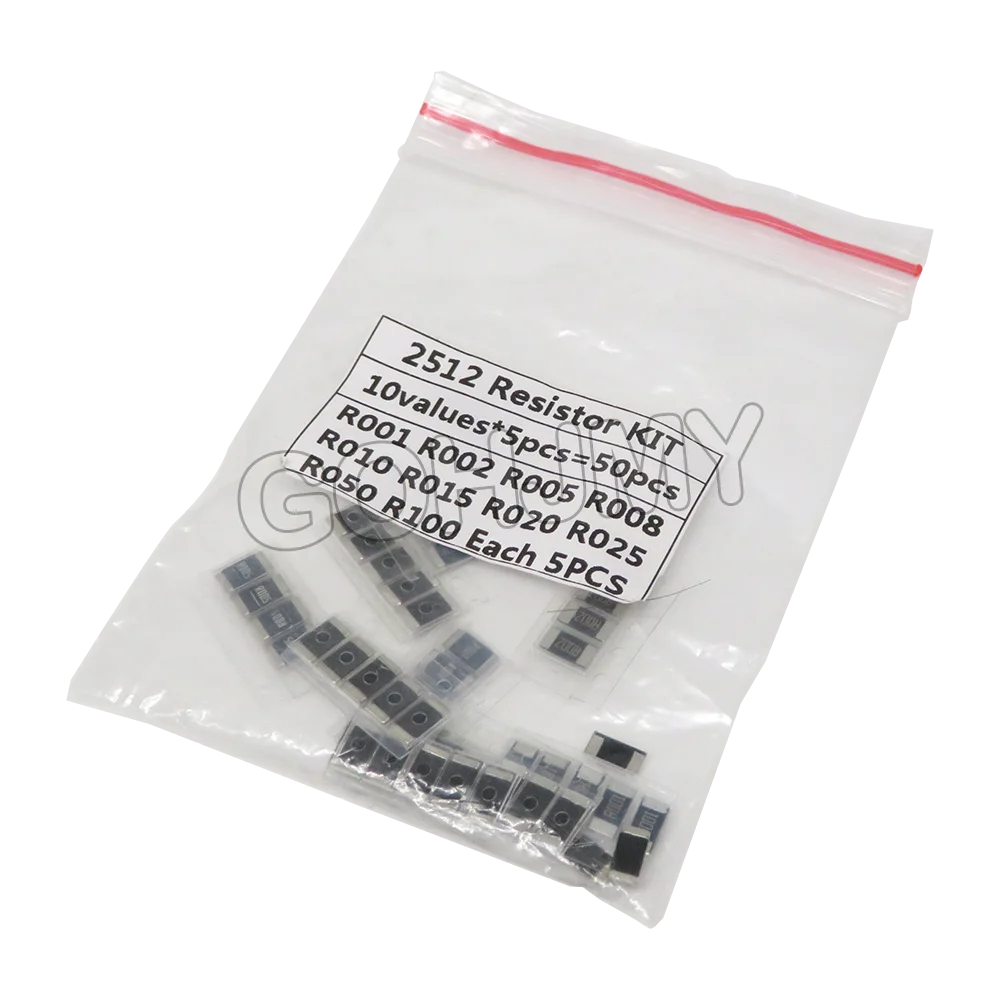 200PCS 660PCS 720PCS 4000PCS 0402 0603 0805 1206 1210 2512 SMD Resistor Kit 10K 100K 1K 1R 100R 220R 1% 5% Assorted Kit