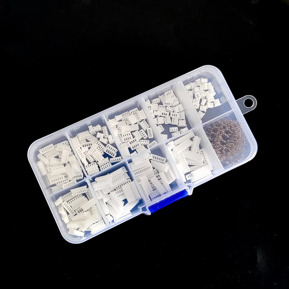 Jst1.25 Spacing Rubber Shell Terminal Connector Plug-in Wiring Spring Plug 2/3/4/5/6/7/8/9/10p Kit Box
