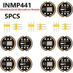 1-10PCS INMP441 Omnidirectional Microphone Module I2S Interface Low Power MEMS High Precision Digital Output Sensor Module