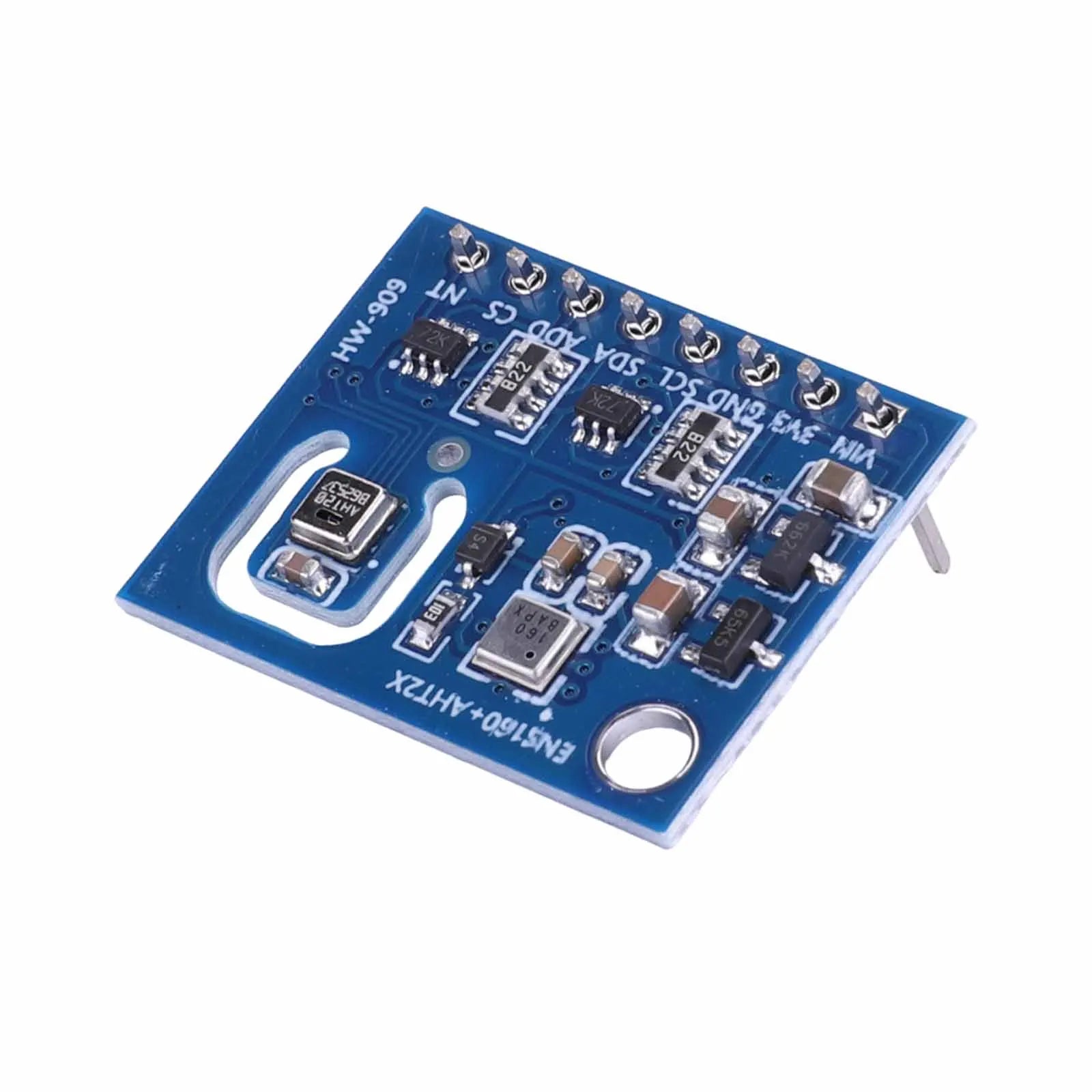 ENS160+AHT21 Air Quality and Temperature Humidity Sensor Carbon Dioxide CO2 ECO2 TVOC Gas Sensor Module High-Precision