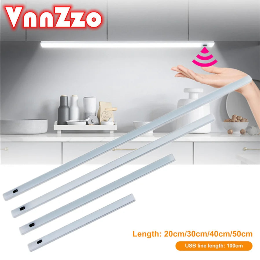 5 V LED Strip USB Desk Lamp Hand Sweep Switch Backlight Motion Sensor Book Table Light Children Study Room Kitchen Cabinet Bulb