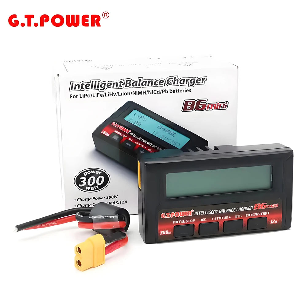 G.T.POWER GT Power Imax B6mini B6 Mini 12A 300W Balance Charger/Discharger For RC Lipo/LiFe/LiFe NiMH Battery