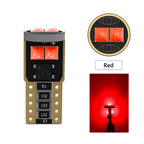2X W5W 194 168 T10 6SMD 3030 Canbus LED Bulbs 12V For Car License Plate Light Interior Dome lights Reading Lamp 6000K White Red
