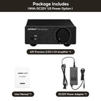 AIYIMA A07 Premium TPA3255 Power Amplifier 300Wx2 Class D Stereo 2.0 Digital Audio Amp HiFi Sound Amplifiers Home Speaker