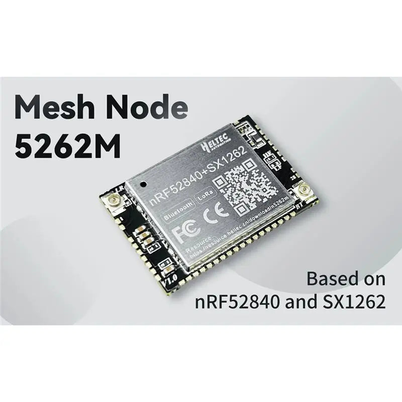 H ELTEC AUTOMATION HT-N5262M Meshtastic Tracker Mesh Node Lorawan NRF52840 SX1262 Lora BLE For Arduino Low Power IOT,