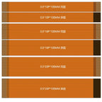 FPC cable 0.5MM pitch· gold finger contact FPC line 6P/8P/10P/12P/14P/16P/20P/24P/26P/28P/30P/32P/40P/50P/60P