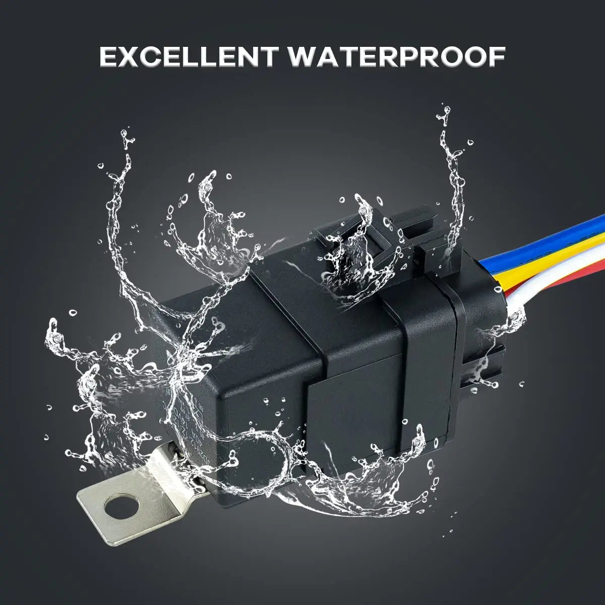 DC 12V/24V 4 Pin 5 Pin 30A Waterproof Automotive Relay With Socket Car Relay Auto Relay  Fuse Coil 1.8W Voltage Relay Vehicle