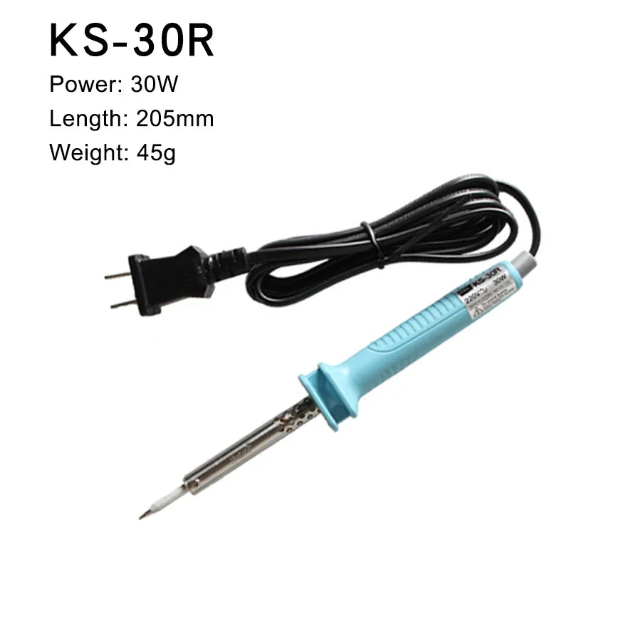 GOOT General Electronics Soldering Iron + AC Plug with Sharp Welding Tip 30/40/60/80/100W NO.KS-30R|KS-40R|KS-60R|KS-80R|KS-100R